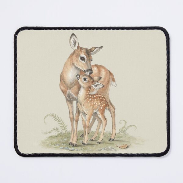 Item preview, Whimsical Deer Family Watercolor Illustration designed and sold by WikaKowalczyk.