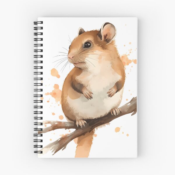 Item preview, Dormouse Watercolor Painting designed and sold by RawNaturePrints.