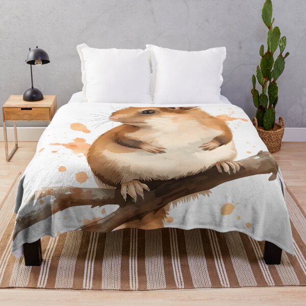 Item preview, Dormouse Watercolor Painting designed and sold by RawNaturePrints.