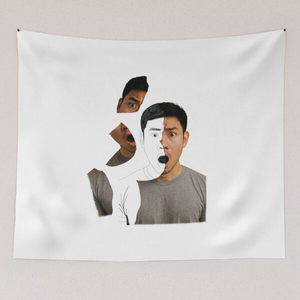 Item preview, Fragmented Face – Minimalist Hybrid Portrait by Jackes Rosean designed and sold by jackesrosean75.