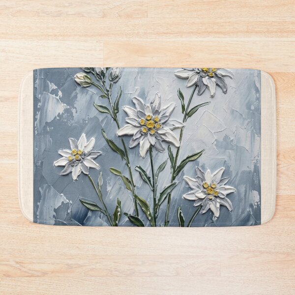 Item preview, Edelweiss Flower Market Switzerland Poster designed and sold by nirinalovell.
