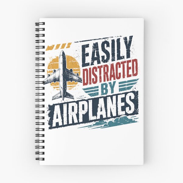 Item preview, Easily Distracted By Airplanes Aviation Pilot Enthusiast designed and sold by JonesFlora2025.