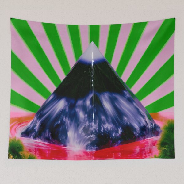 Item preview, Radiant Neon Pyramid Dreamscape designed and sold by bubblegoth.