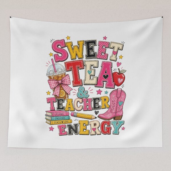 Item preview, Cute Western Teacher Patchwork Classroom Design designed and sold by AMICO77.