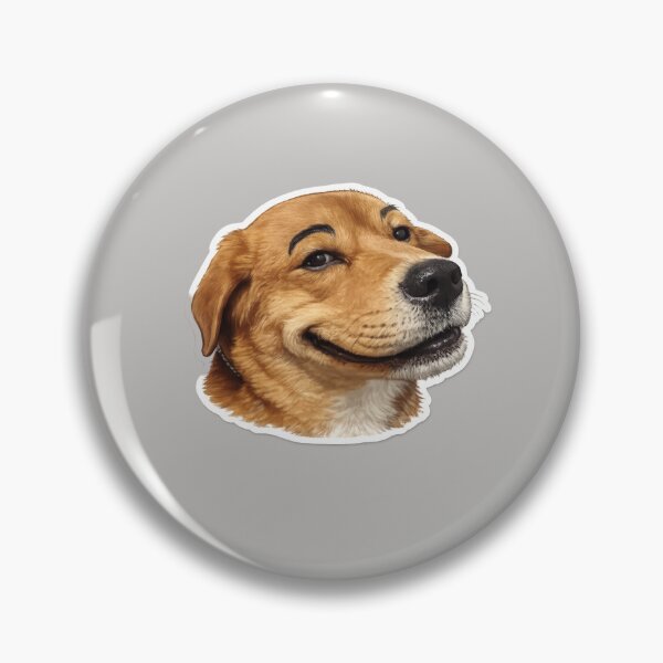 Item preview, Sassy Dog with Eyebrows - Sticker designed and sold by CROFTARTS.