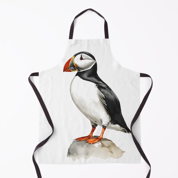Item preview, Puffin Bird Watercolor Painting designed and sold by RawNaturePrints.
