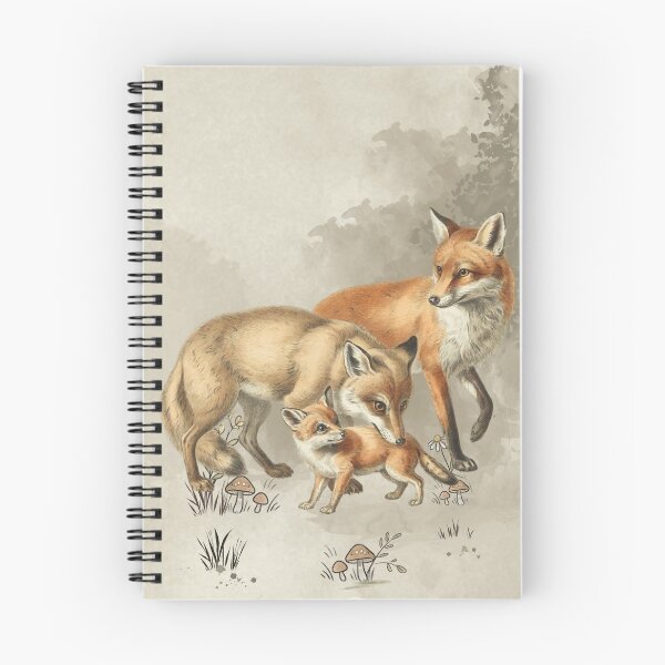 Item preview, Whimsical Fox Family Storybook Watercolor designed and sold by WikaKowalczyk.