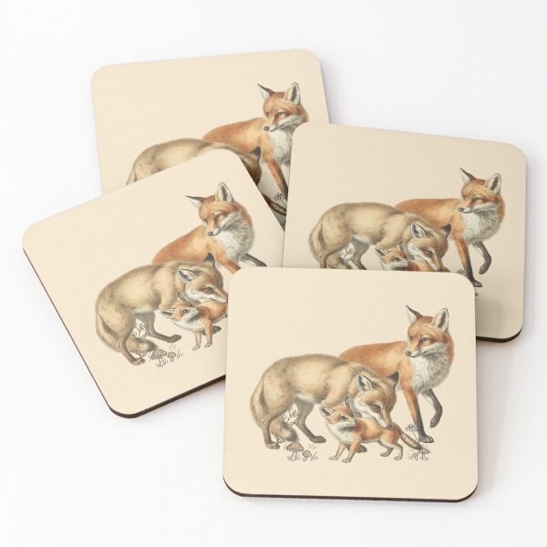 Artikelvorschau, Verspieltes Fuchs-Familien-Bilderbuch (Aquarell) entworfen und verkauft von WikaKowalczyk.