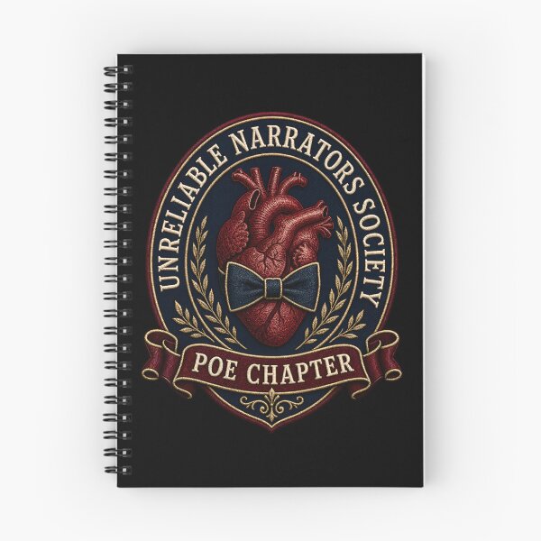 Item preview, Unreliable Narrators Society: Poe Chapter Crest designed and sold by Fenay Designs.