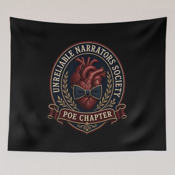 Item preview, Unreliable Narrators Society: Poe Chapter Crest designed and sold by Fenay Designs.