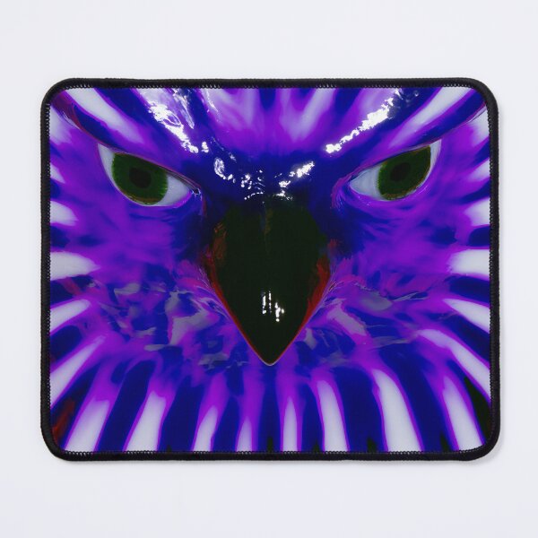 Item preview, Neon Psychedelic Owl Stare designed and sold by bubblegoth.