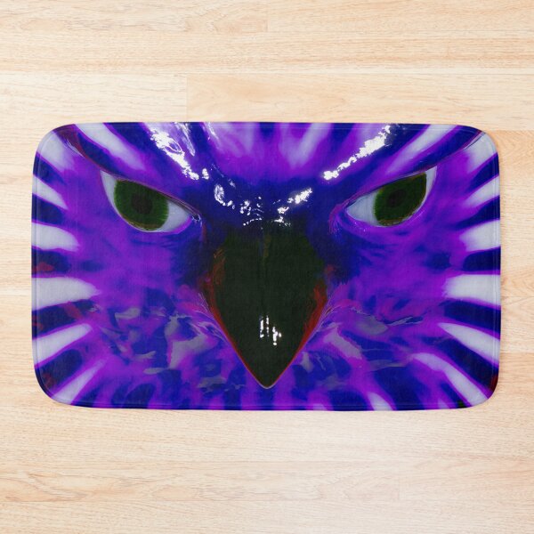 Item preview, Neon Psychedelic Owl Stare designed and sold by bubblegoth.