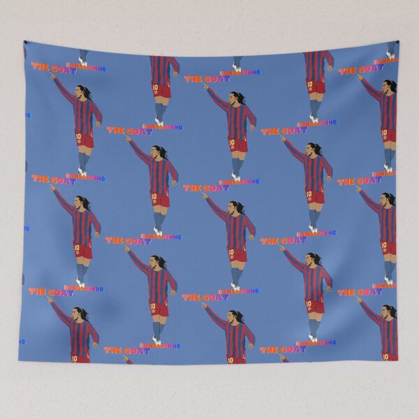Item preview, The Goat  Ronaldinho illustration designed and sold by ZooStateofMind.
