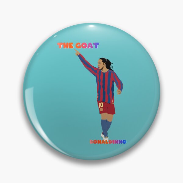 Item preview, The Goat  Ronaldinho illustration designed and sold by ZooStateofMind.