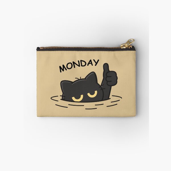 Item preview, Monday Mood – Sinking Black Cat Giving Thumbs Up designed and sold by RedHDesign.