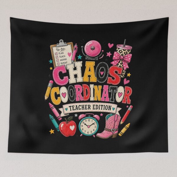 Item preview, Cute Western Teacher Patchwork Classroom Design designed and sold by AMICO77.