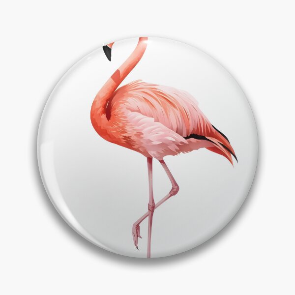 Item preview, Elegant Flamingo Watercolor Painting designed and sold by RawNaturePrints.