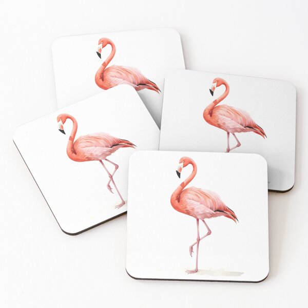 Item preview, Elegant Flamingo Watercolor Painting designed and sold by RawNaturePrints.