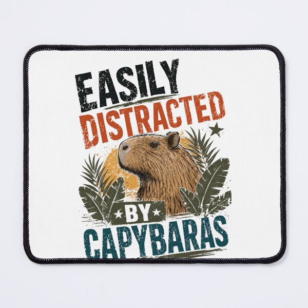 Item preview, Easily Distracted By Capybaras Capybara Lover Animal Enthusiast designed and sold by JonesFlora2025.