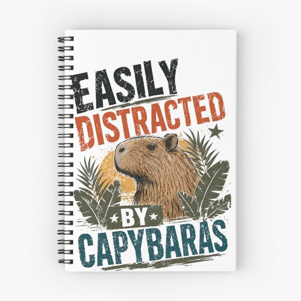 Item preview, Easily Distracted By Capybaras Capybara Lover Animal Enthusiast designed and sold by JonesFlora2025.