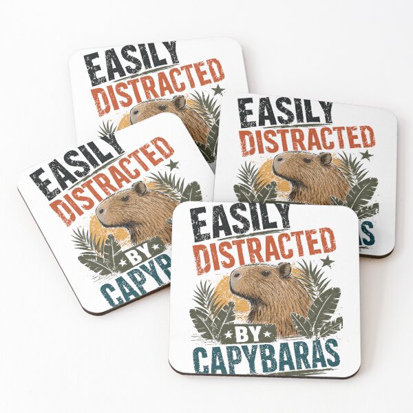 Item preview, Easily Distracted By Capybaras Capybara Lover Animal Enthusiast designed and sold by JonesFlora2025.