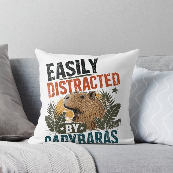 Item preview, Easily Distracted By Capybaras Capybara Lover Animal Enthusiast designed and sold by JonesFlora2025.
