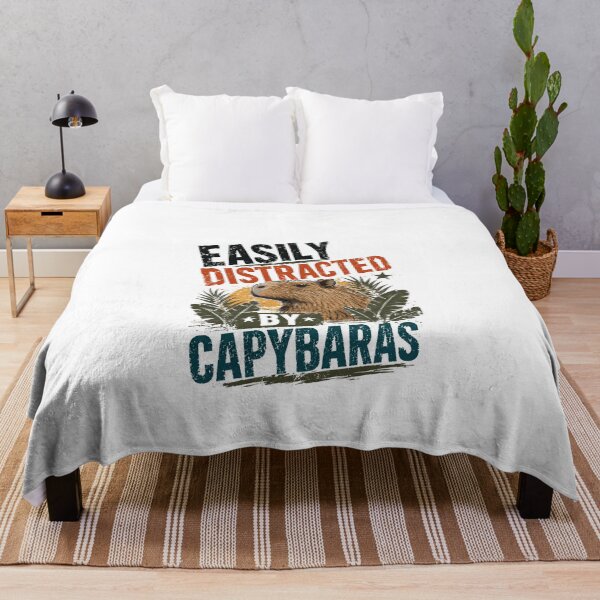 Item preview, Easily Distracted By Capybaras Capybara Lover Animal Enthusiast designed and sold by JonesFlora2025.