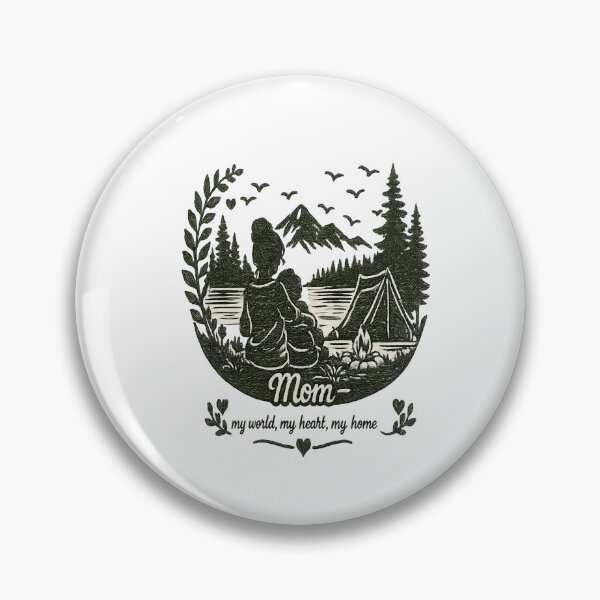 Item preview, Camping Mom My World My Heart My Home designed and sold by JMDG Studio.