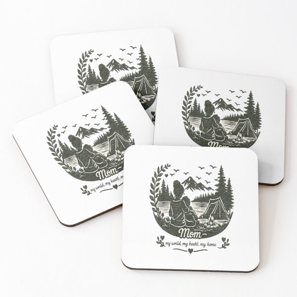 Item preview, Camping Mom My World My Heart My Home designed and sold by JMDG Studio.