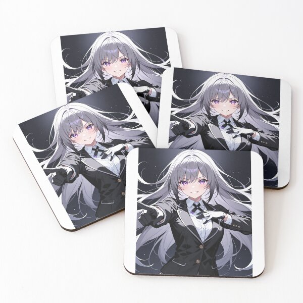 Item preview, Manga - Fictional Heroine, Silver Hair and Violet Eyes designed and sold by AnimeShin.
