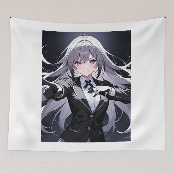 Item preview, Manga - Fictional Heroine, Silver Hair and Violet Eyes designed and sold by AnimeShin.