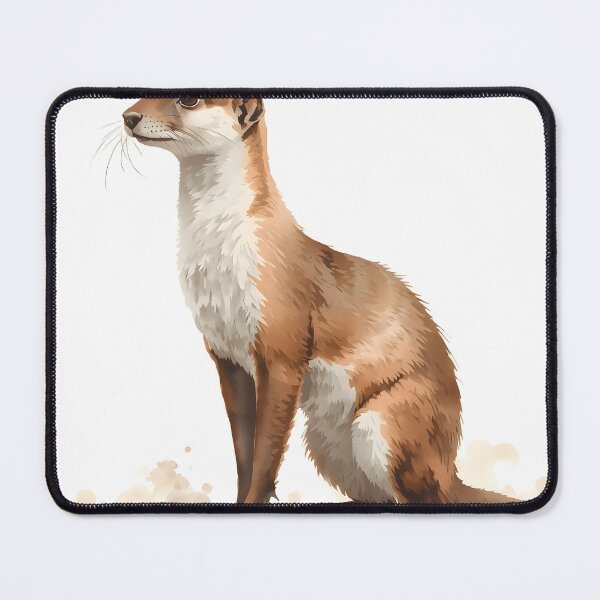 Item preview, Weasel Watercolor Painting designed and sold by RawNaturePrints.