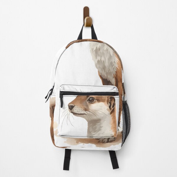 Item preview, Weasel Watercolor Painting designed and sold by RawNaturePrints.