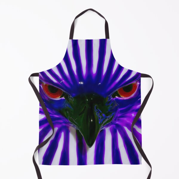 Item preview, Fierce Neon Owl With Red Eyes designed and sold by bubblegoth.