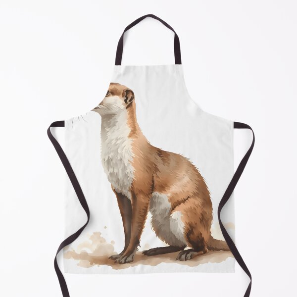 Item preview, Weasel Watercolor Painting designed and sold by RawNaturePrints.
