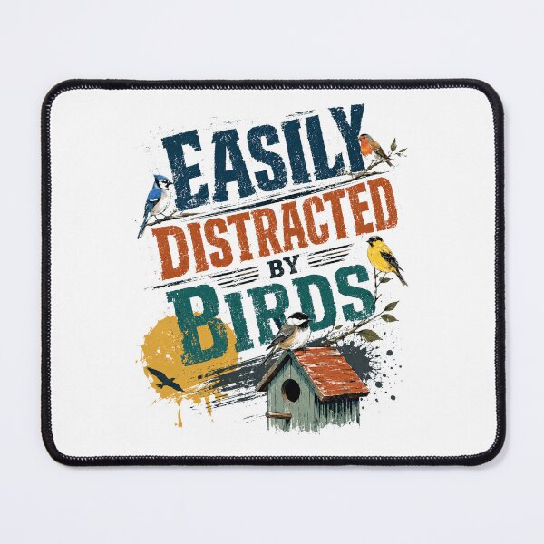Item preview, Easily Distracted By Birds Bird Watching Birdwatcher Nature Lover designed and sold by JonesFlora2025.