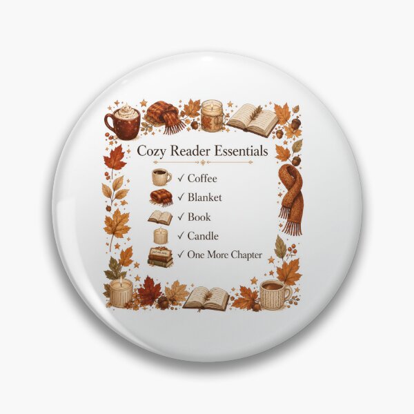 Item preview, Cozy Reader Essentials Fall Book Lover designed and sold by rafi18.