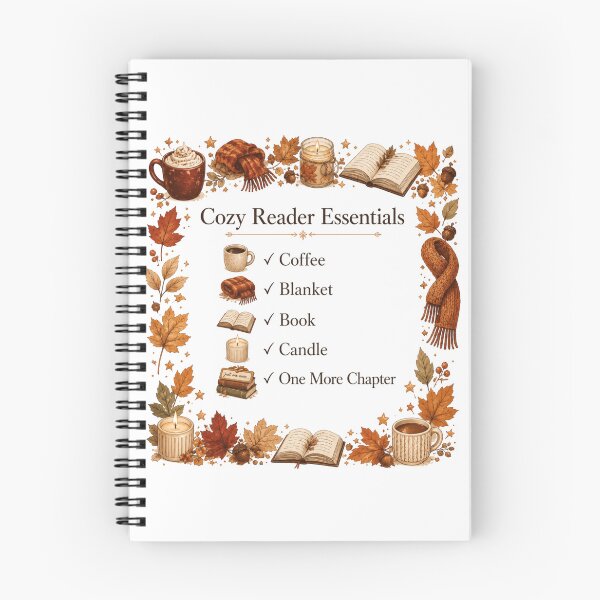 Item preview, Cozy Reader Essentials Fall Book Lover designed and sold by rafi18.