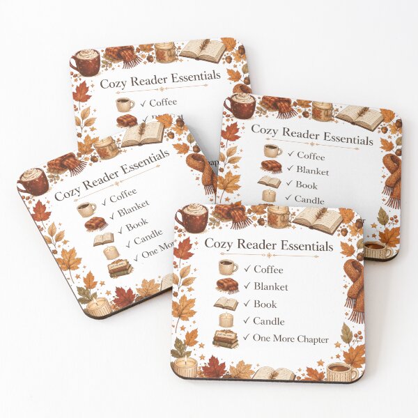 Item preview, Cozy Reader Essentials Fall Book Lover designed and sold by rafi18.