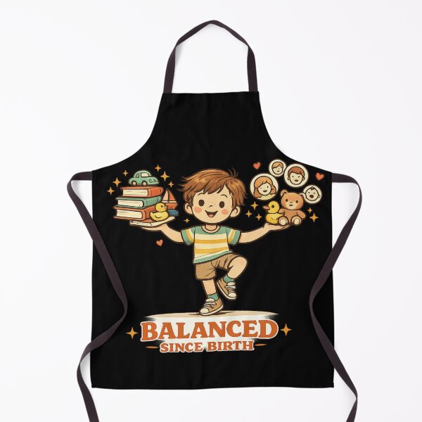 Item preview, Balanced Since Birth Middle Child T-Shirt | Life Juggling Sibling Tee designed and sold by irfanshikh.
