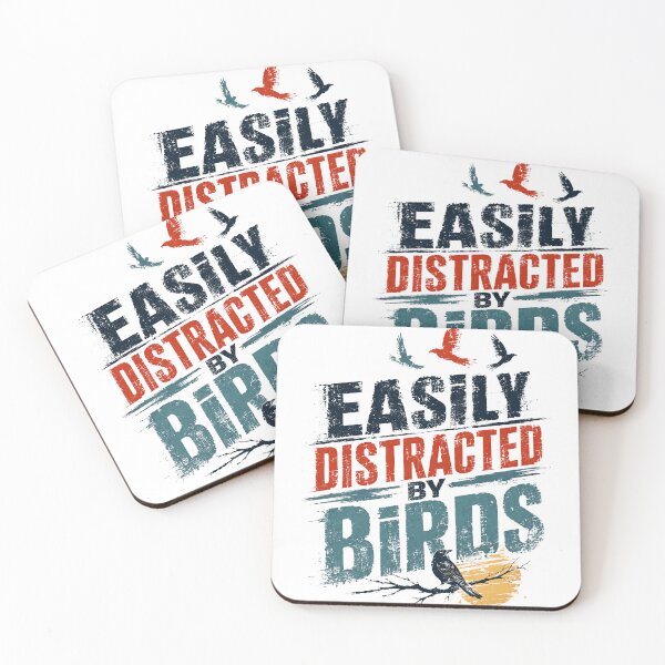 Item preview, Easily Distracted By Birds Bird Watching Lover designed and sold by JonesFlora2025.