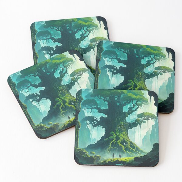Item preview, Ancient Tree at the Forest's Edge designed and sold by Fanta-sticky.