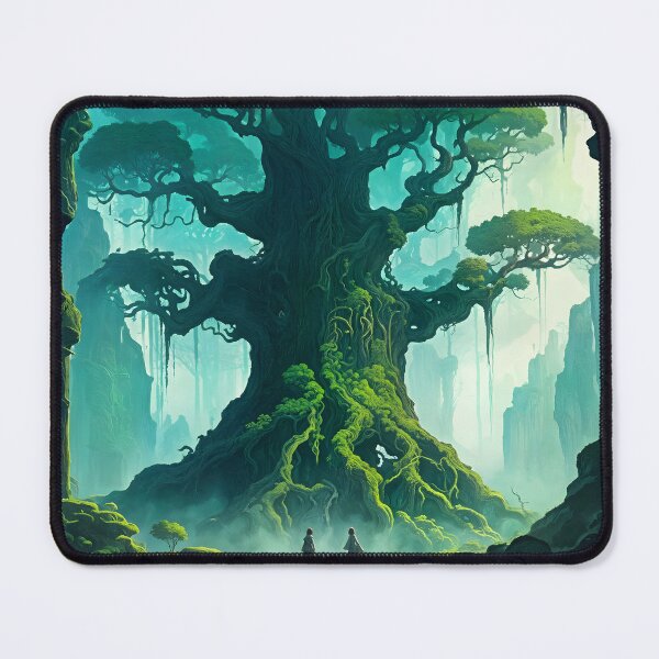 Item preview, Ancient Tree at the Forest's Edge designed and sold by Fanta-sticky.