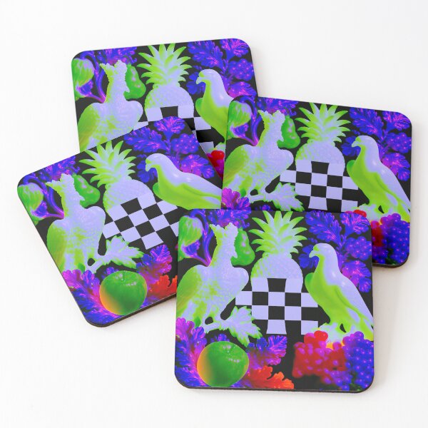 Item preview, Neon Birds in Tropical Abundance designed and sold by bubblegoth.