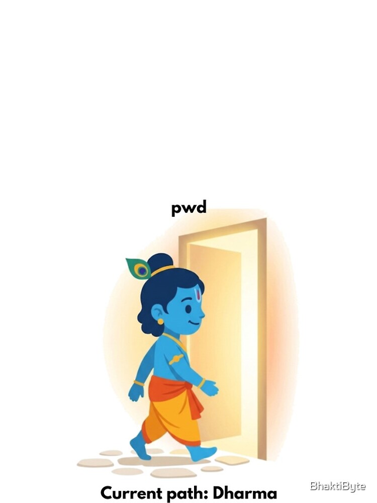 Thumbnail 4 of 4, iPhone Case, pwd | Purpose Working Directory | Linux Developer Sticker designed and sold by BhaktiByte.