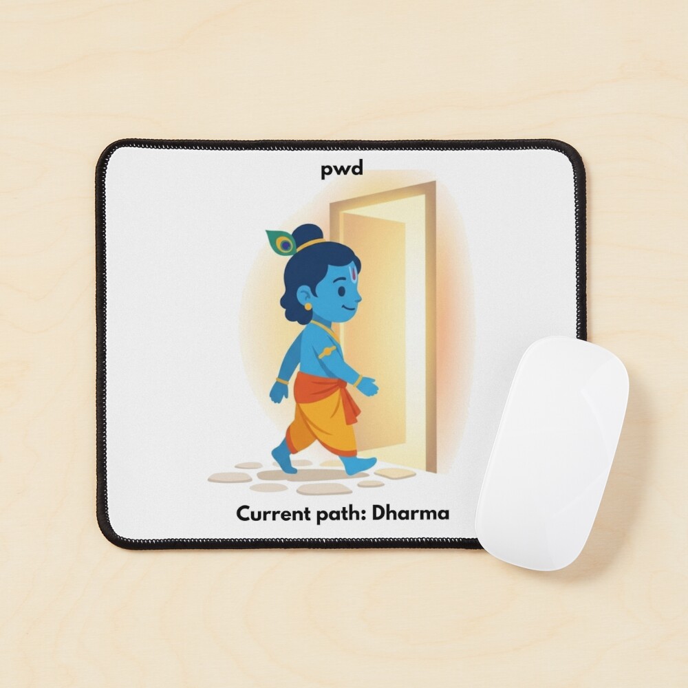 Item preview, Mouse Pad designed and sold by BhaktiByte.