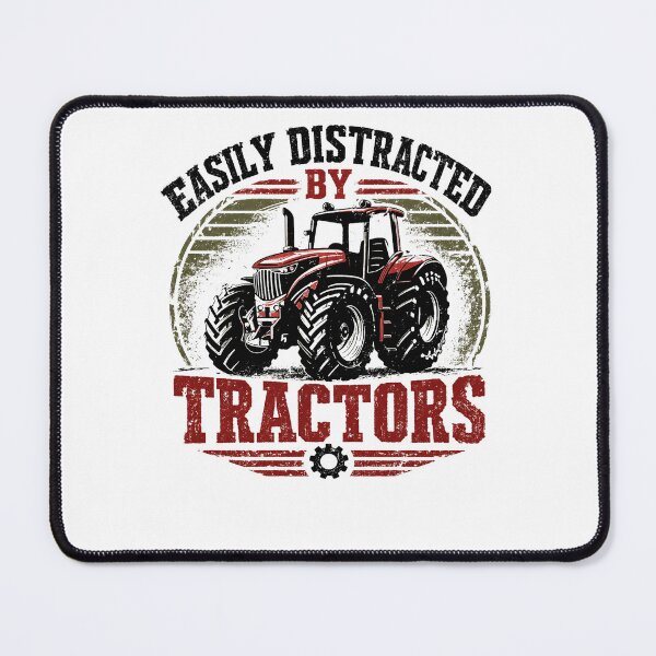 Item preview, Easily Distracted By Tractors Farming Agriculture Farmer Tractor Lover designed and sold by JonesFlora2025.