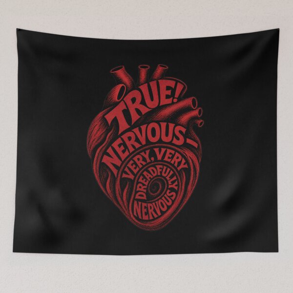 Item preview, The Tell-Tale Heart: Dreadfully Nervous Spiral designed and sold by Fenay Designs.