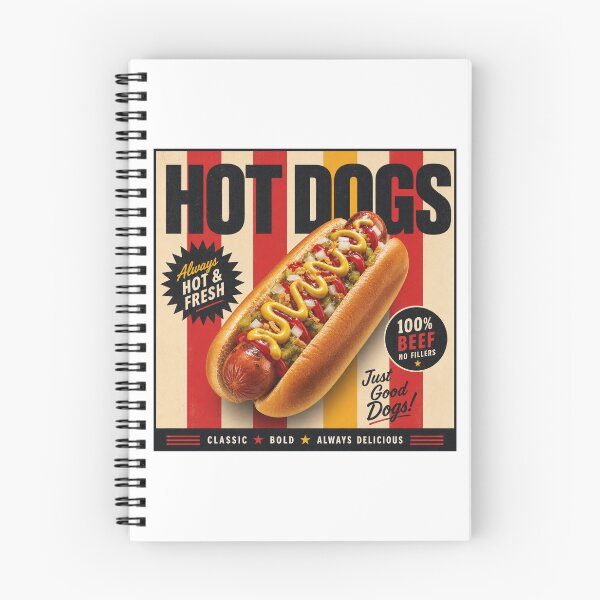 Item preview, Hot Dogs Always Hot & Fresh - Illustration  designed and sold by Wilcox PhotoArt.