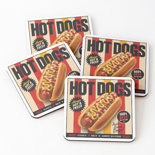 Item preview, Hot Dogs Always Hot & Fresh - Illustration  designed and sold by Wilcox PhotoArt.